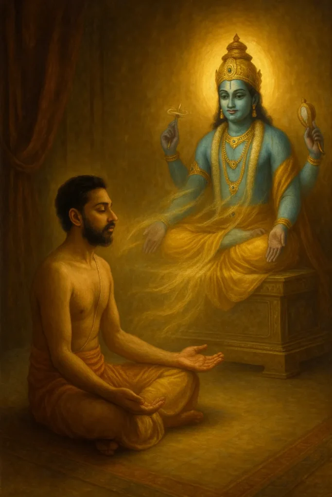 Bhagavān ceases to be a distant deity