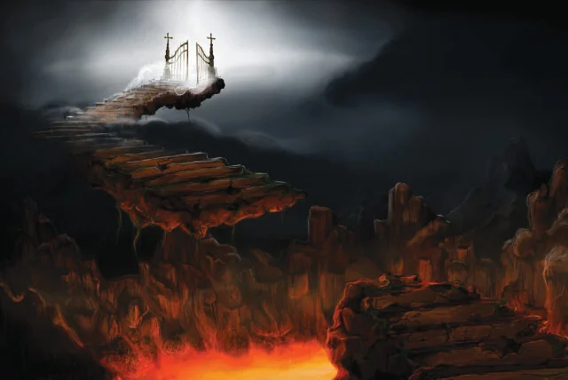 Hell and heaven