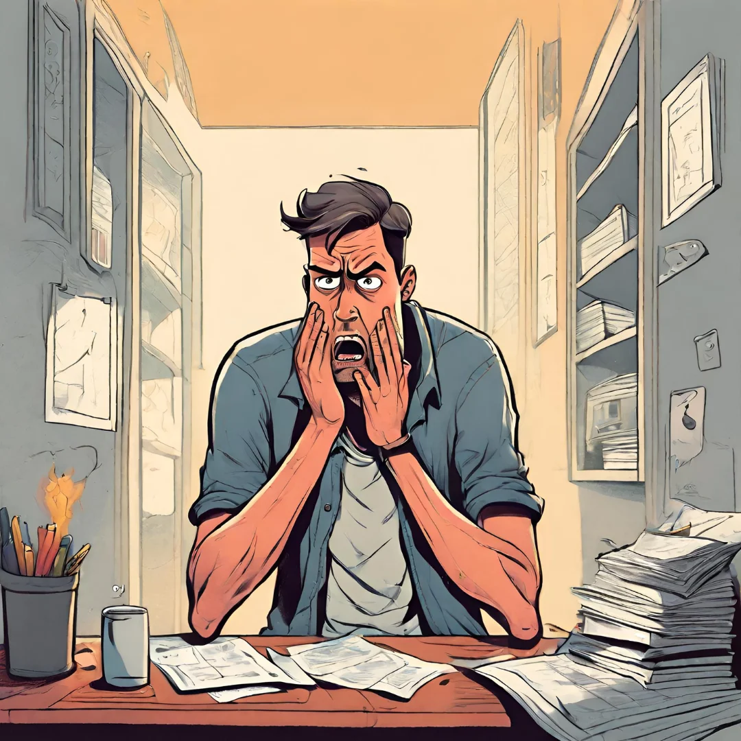 Stressful Man