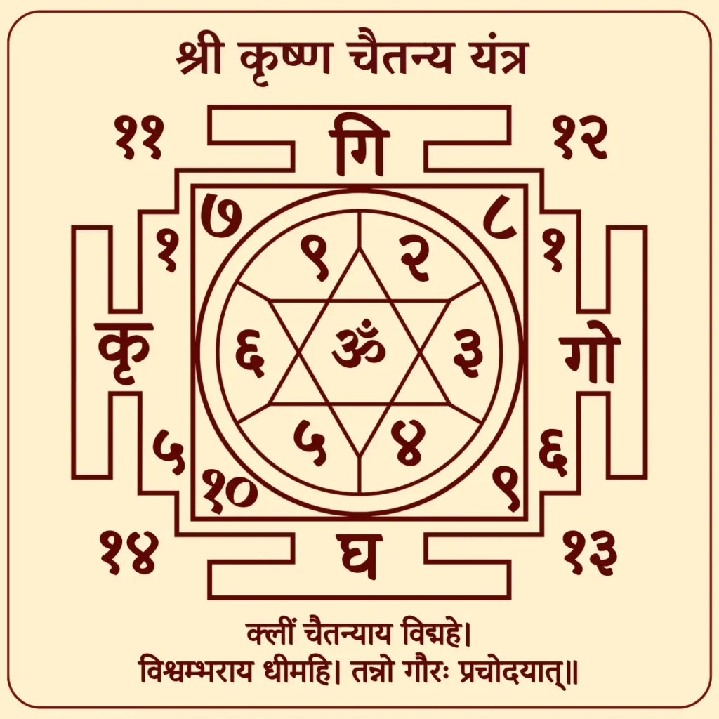 Shri Krishna Chaitanya Yantra