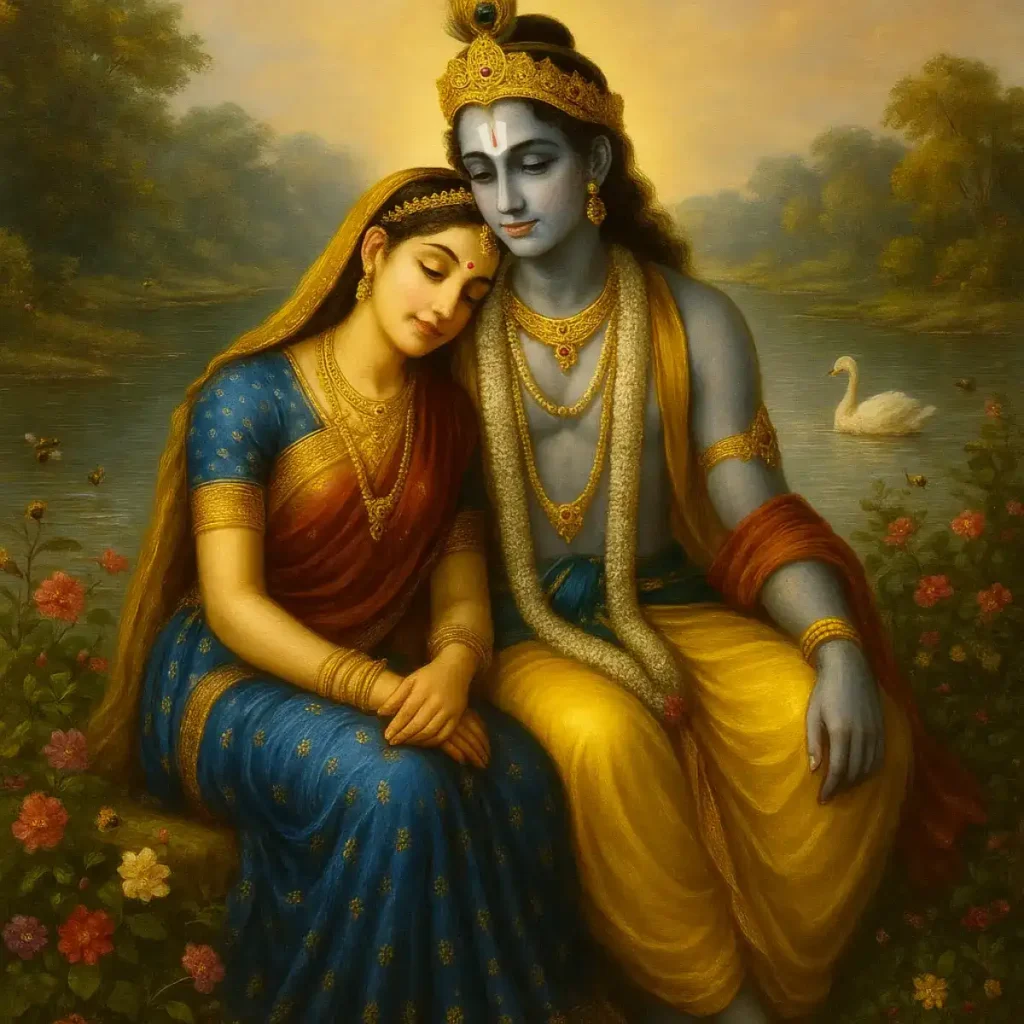 Sri Krishnachandra and Srimati Radharani