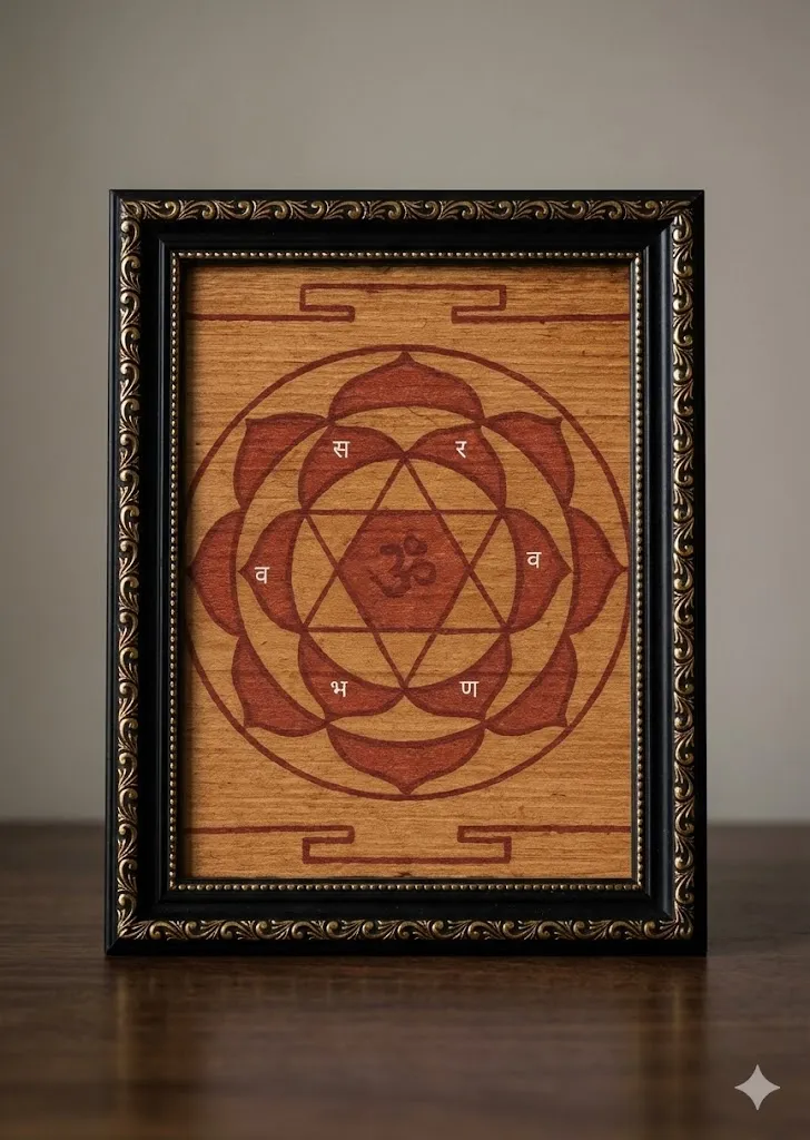 Product-A Framed Skanda Yantra-Illustration Only -Made to Order