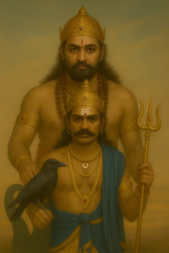 Rahu and Shani Devi