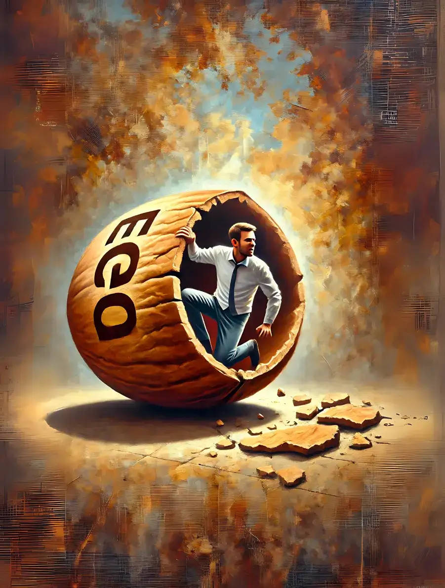 The Guru Painlessly Cuts open the Nut of False Ego