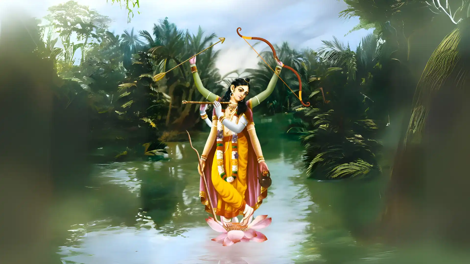 3 Divine Lords in Shadbhuja Chaitanya Mahaprabhu