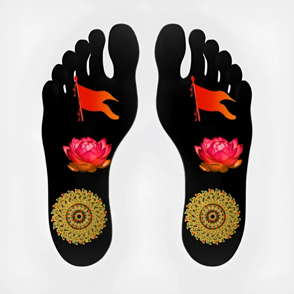 Feet of Lalitha Tripura Sundari