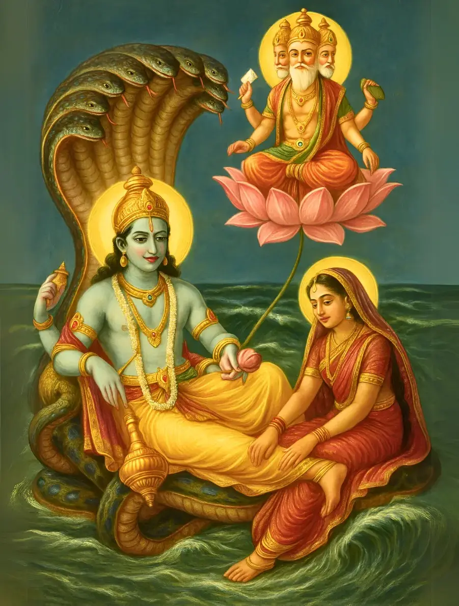Appearance of Lord Brahma