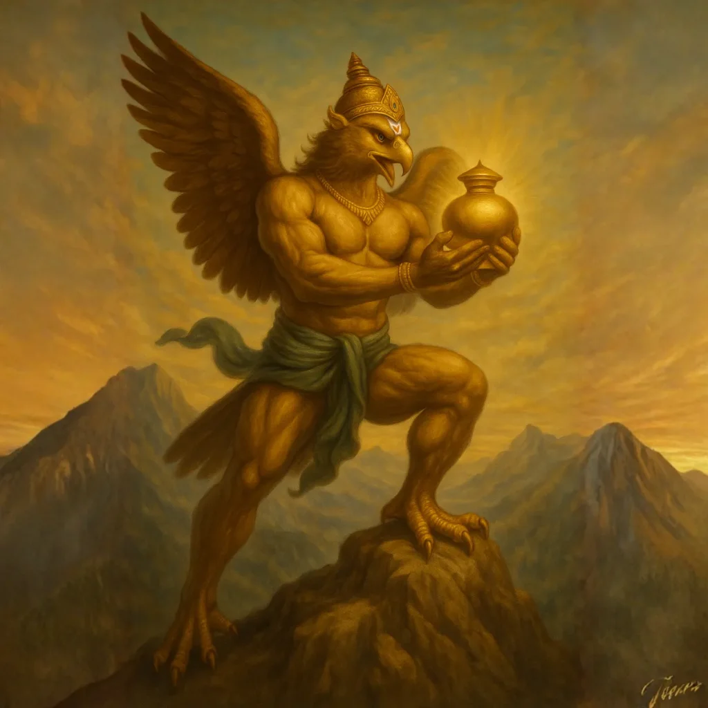 Sri Garuda Brings the Elixir