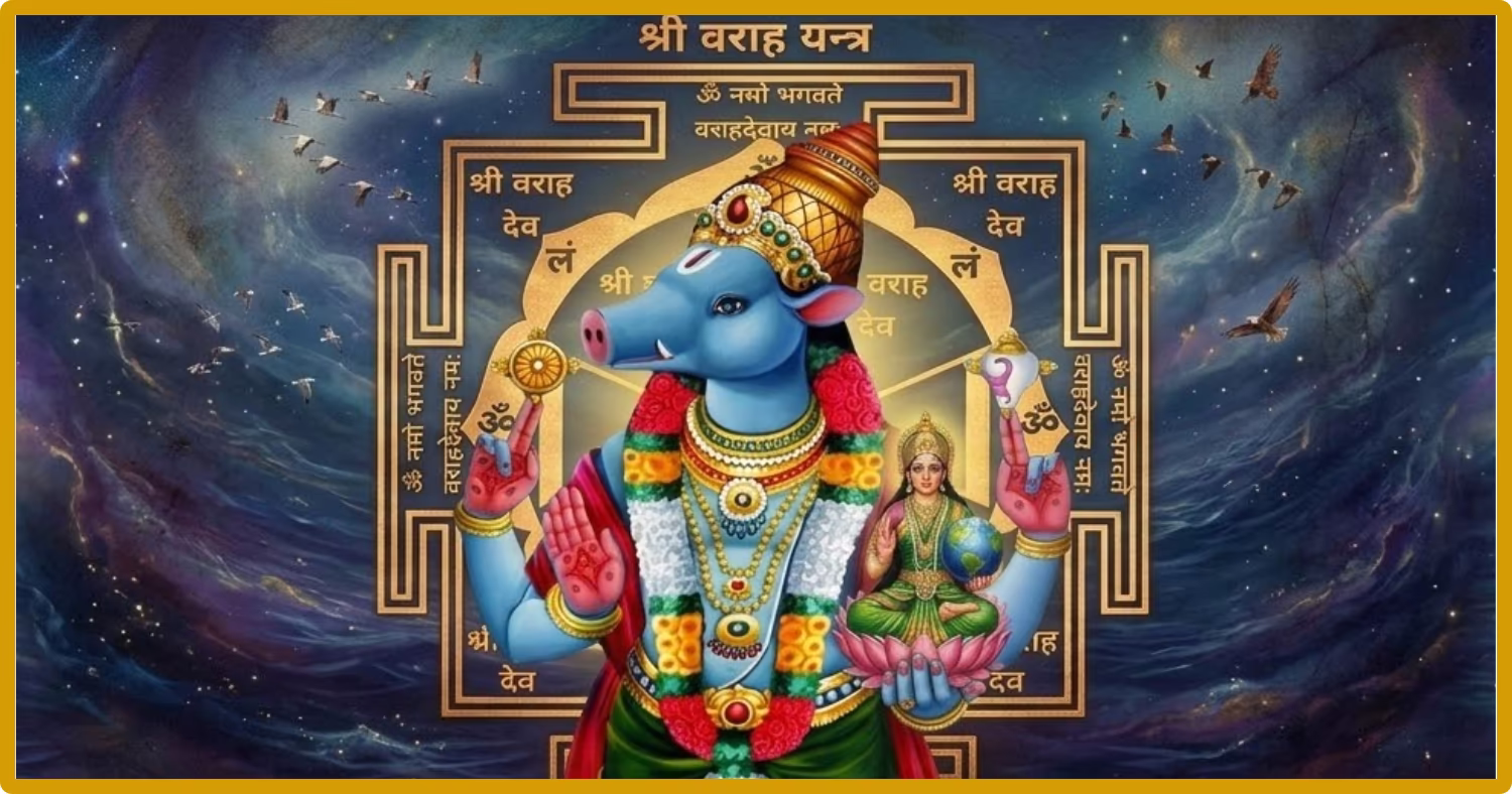 Varaha Yantra The Divine Anchor for Protection